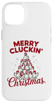 iPhone 14 Plus Merry Cluckin' Christmas Funny Chicken Lovers Farm Xmas Case