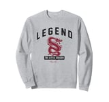 Bruce Lee Legend The Little Dragon Logo Sweatshirt