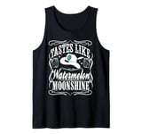 Whiskey Style Watermelon Moonshine Tank Top