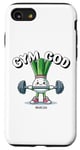 Coque pour iPhone SE (2020) / 7 / 8 Gym God Drôle Poireau Fitness Entraînement Femmes Hommes Entraînement