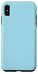 Coque pour iPhone XS Max Coque bleu pastel clair