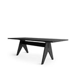 Friends & Founders - Pose Table 200 x 90 Black Oak - Spisebord - Ida Linea Hildebrand - Svart - Tre