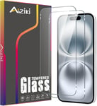 Verre Trempé Pour Iphone 16 6.1, Lot De 2, Film Protection Écran, (0,33mm Hd Ultra Transparent) Dureté 9h Glass Vitre Protection Pour Iphone 16 6.1