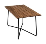 Bord B25A 120 - Teak/Svart