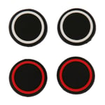 Capuchons De Poign&eacute;E De Pouce En Silicone Souple, 4 Pi&egrave;Ces, Capuchon De Remplacement Antid&eacute;Rapant Pour Manette De Jeu Steam Pour Consoles Rog