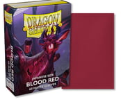 Matte Blood Red Japanese Size Dragon Shield (60) Kortlommer, Dragon Shield - Kortspill fra Outland