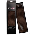 Poze Hairextensions Poze Clip&Go Aidot hiustenpidennykset 4B Chocolate