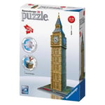 Puzzle Ravensburger 3D Big Ben, Modèle 12554, pour Bâtiments Creative Et