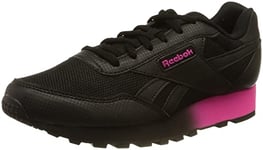 Reebok Femme Rewind Run Baskets, Core Black/Proud Pink/Core Black, 38.5 EU