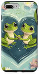 Coque pour iPhone 7 Plus/8 Plus Grenouille Cœur Bassin Saint-Valentin