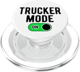 Trucker Mode On Truck Driver Worker PopSockets PopGrip pour MagSafe