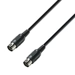 Adam Hall Cables 3 STAR MIDI 0150 BLK - Câble MIDI 1,5 m noir