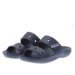 Men's Sandals Crocs Classic Two Strap Slip on in Blue