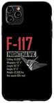 Coque pour iPhone 11 Pro Max Bombardier furtif américain F117 Nighthawk