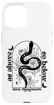 iPhone 15 As Above So Below Witch Snake Spell Moon Feminist Case