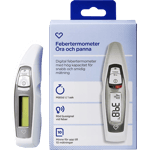 Hjärtats Febertermometer öra och panna