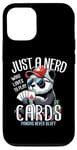 Coque pour iPhone 12/12 Pro Poker Panda Jeu de cartes à jouer Panda