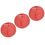 Round Chinese Japanese Lanterns Decorative Red Paper Lanterns Excellent Backdrop