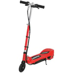 Folding Kids Electric Scooter 7-14 Adjustable Battery Power PU Wheels - Red