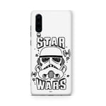 ERT GROUP mobile phone case for Huawei P30 original and officially Licensed Star Wars pattern Stormtrooper 013 optimally adapted to the shape of the mobile phone, case made of TPU