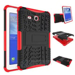 Samsung Galaxy Tab 3 Lite 7.0 T110    Heavy Duty Case    Red