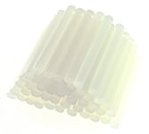 Amtech S1872 Set of Clear Glue Gun Sticks for Hot Melt Crafting, Decorating and Bonding, 50 Pieces, 11mm x 100mm