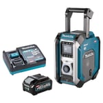 Makita MR007GZ 40V XGT DAB+ Bluetooth Jobsite Radio 1 x 4.0Ah Battery & Charger