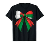 Madagascar Flag Malagasy Pride Coquette Ribbon T-Shirt