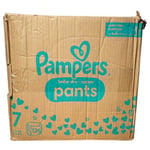 Pampers Baby Dry Size 7 Nappy Pants 17+kg Stretchy Monthly Large Pack 126 Pieces