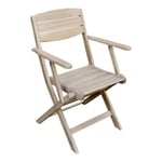 Fauteuil de jardin Riveo bois d'acacia Goodhome