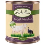 Lukullus Naturkost Adult Grain Free 6 x 800 g Nötkött & pärlhöns