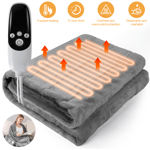 Luxury Electric Heated Blanket Warm Over Blanket Heat Setting Digital Controller