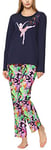 Merry Style Pyjama Ensemble Haut et Bas Vêtement d'Intérieur Femme MS10-169 (Navy Dance, XL)