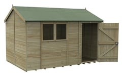 Forest Garden Timberdale Reverse Apex Shed - 12 x 8ft