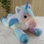 Large Soft Unicorn Toy 20" Cuddly Teddy Pegasus Plush Stuffed Horse Animal Wings