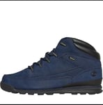 Timberland Euro Rock Mid Hiker Boots Nubuck Navy , Size UK 10 BNIB