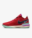 Zoom LeBron NXXT GEN UK 7.5 EUR 42 Track Red Black Teal Nebula DR8784 600