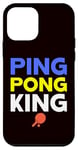 Coque pour iPhone 12 mini Ping-Pong King Tennis de table Sport