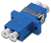 DIGITUS Professional - Coupleur réseau - mode unique LC (F) pour mode unique LC (F) - fibre optique - bleu