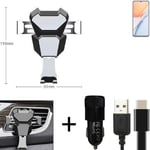 Car holder air vent mount for Vivo Y18s cell phone mount