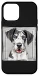 Coque pour iPhone 12 mini Great Dane Puppy Painting