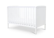 Baby Elegance Elle Cot and Mattress - White