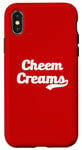 iPhone X/XS Cheem Creams Meme Cream Cheese Lover Funny Misspelling Joke Case