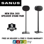 SANUS WSSE32 Black Pair Fixed Height Speaker Stands for Sonos Era 300 FREE POST