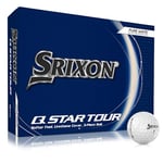 Srixon, Nouveau Q-Star Tour 5 2024 - Douzaine de balles de Golf - Toucher Doux - Performant et Puissant - 3 pièces - Accessoires de Golf et Cadeaux de Golf Haut de Gamme, Blanc