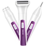 Femme Rasoir épilateur Visage Rasoir électrique Femme Mini Portable Rasoir indolore Hair Remover pour Visage, Bras, Jambes, ai[395]