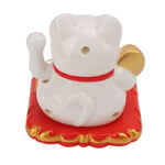 Lucky Cat Solar Powered Mini Size Bring In Wealth And Treasure Cute Smile AUS