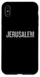 iPhone XS Max Jerusalem Vintage City Design Travel Destination Case