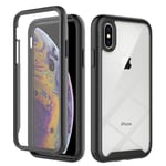 iPhone X/XS Mobilskal Full Protection, Svart