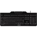 CHERRY Cherry KC 1000 SC - Keyboard - 1.200 dpi Optical - QWERTZ - Noir (JK-A0100DE-2)